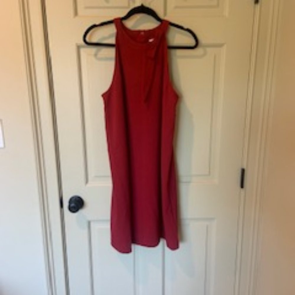 Burgundy dress